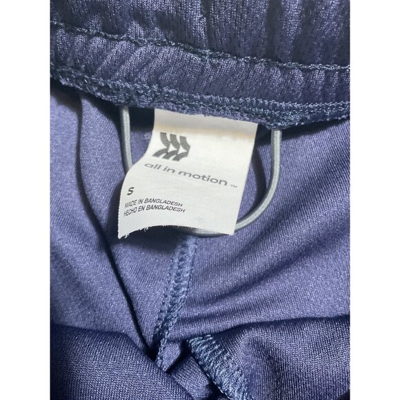 Boys Navy Blue All In Motion Athletic Shorts Size S - Picture 2 of 5